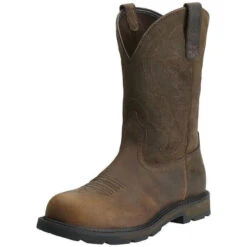 Ariat Men's Groundbreaker 10" Steel Toe Work Boot - Brown - 10014241