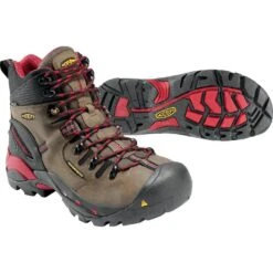 Keen Utility Pittsburgh Steel Toe Hiker Work Boot - Bison - 1007024 -Overlook Boots Online Shop 1007024 C large