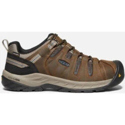 Keen Utility Men's Flint II Steel Toe WP Work Shoe - Brown - 1023236 -Overlook Boots Online Shop 1023236 P PDP