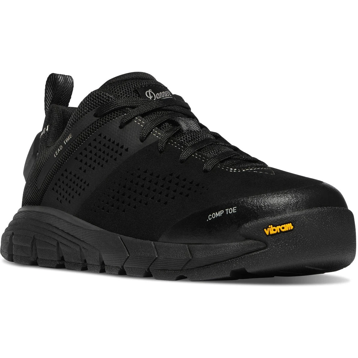 Danner Women's Lead Time 3" Comp Toe Lace Up Work Boot -Black- 12402 3 Danner Women's Lead Time 3" Comp Toe Lace Up Work Boot -Black- 12402