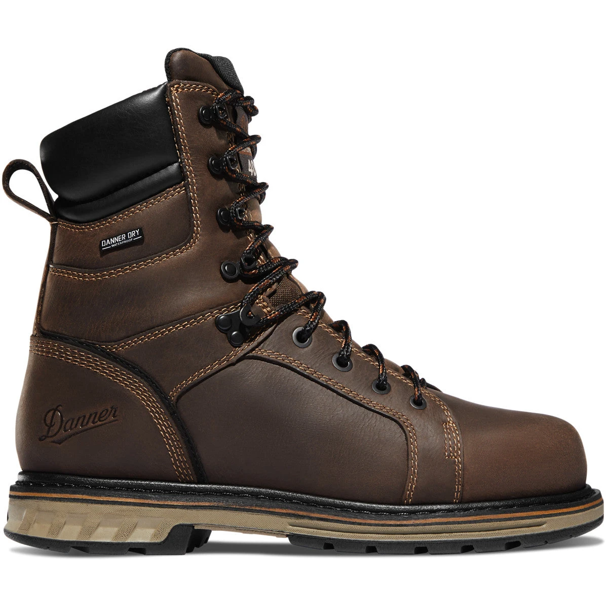 Danner Men's Steel Yard 8" Steel Toe Insulated WP Work Boot Brown 12535 5 Danner Men's Steel Yard 8" Steel Toe Insulated WP Work Boot Brown 12535 - Image 3