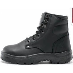 Steel Blue Men's Argyle 6" WP Steel Side Zip Work Boot - Black - 810951 -Overlook Boots Online Shop 312951 BLK J1P2017 360 images 8