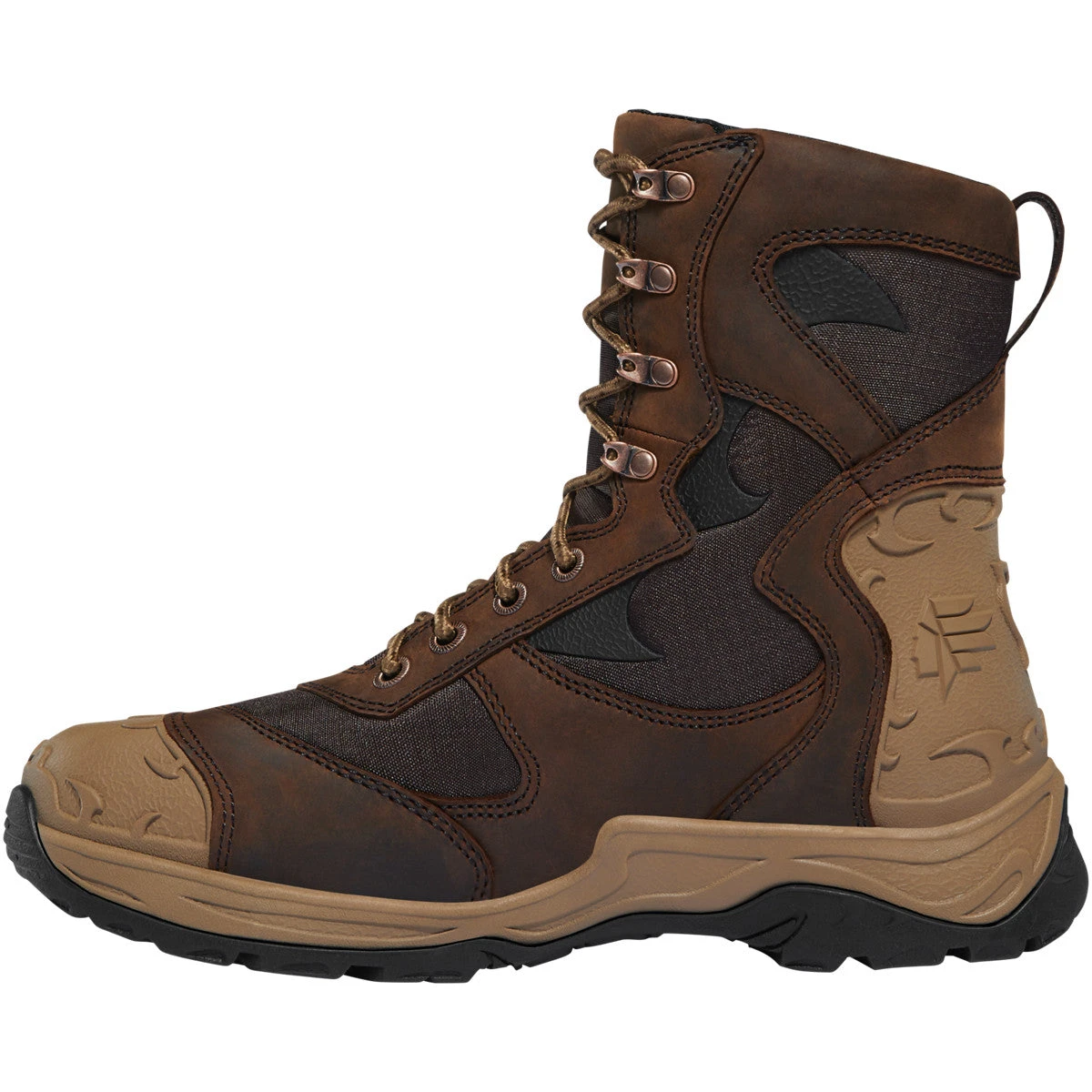 Lacrosse Men's Atlas 8" Soft Toe Waterproof Hunt Boot - Brown - 572110 4 Lacrosse Men's Atlas 8" Soft Toe Waterproof Hunt Boot - Brown - 572110 - Image 2