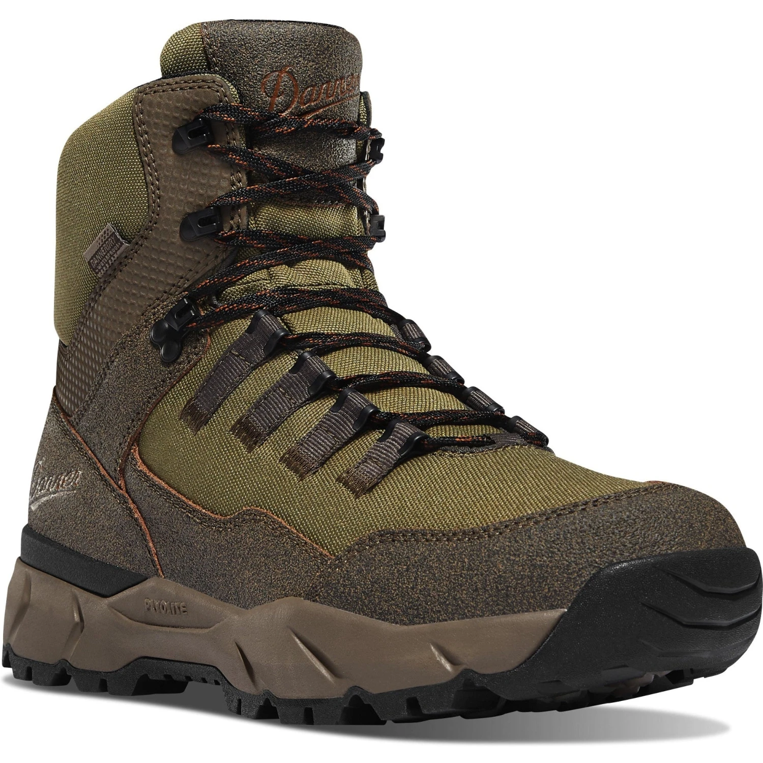 Danner Men's Vital Trail 6" WP Hiking Boot - Brown/Olive - 65301 3 Danner Men's Vital Trail 6" WP Hiking Boot - Brown/Olive - 65301