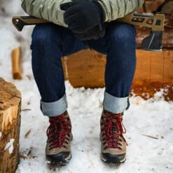 Danner Men's Arctic 600 7" WP 200G Side-Zip Hiking Boot- Brown- 67338 -Overlook Boots Online Shop 67338 lifestyle145