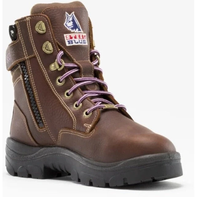 Steel Blue Women's Southern Cross Side Zip 6" WP Steel Toe MG Work Boot - 892853 3 Steel Blue Women's Southern Cross Side Zip 6" WP Steel Toe MG Work Boot - 892853