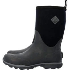 Muck Men's Arctic Excursion Mid 12" WP Rubber Work Boot- Black - AEP-000 -Overlook Boots Online Shop AEP000 instep