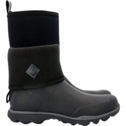 Muck Men's Arctic Excursion Mid 12" WP Rubber Work Boot- Black - AEP-000 -Overlook Boots Online Shop AEP000 profile