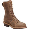 Carolina Men's Linesman 10" Comp Toe WP Work Boot - Brown - CA1904