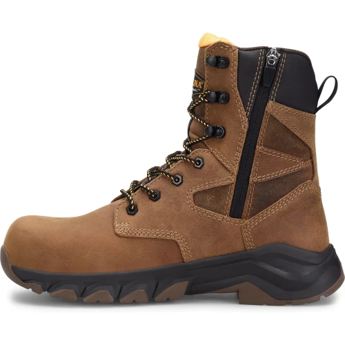 Carolina Men's Subframe 8" WP Side Zip Comp Toe Work Boot -Brown- CA5552 4 Carolina Men's Subframe 8" WP Side Zip Comp Toe Work Boot -Brown- CA5552 - Image 2