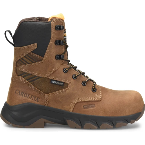 Carolina Men's Subframe 8" WP Side Zip Comp Toe Work Boot -Brown- CA5552 3 Carolina Men's Subframe 8" WP Side Zip Comp Toe Work Boot -Brown- CA5552