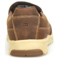 Carolina Men's S-117 Aluminum Toe Slip-On Work Shoe - Brown - CA5572 -Overlook Boots Online Shop CA5572 Heel