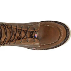 Carolina Men's Ferric 8" Soft Toe Moc Toe Work Boot - Brown - CA7016 14 Carolina Men's Ferric 8" Soft Toe Moc Toe Work Boot - Brown - CA7016 -Overlook Boots Online Shop CA7016 Top