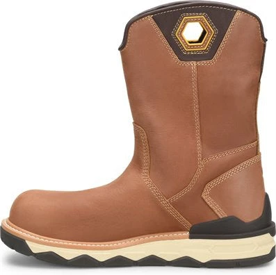 Carolina Men's Earthmover 10" WP Comp Toe Wedge Work Boot -Brown- CA7833 4 Carolina Men's Earthmover 10" WP Comp Toe Wedge Work Boot -Brown- CA7833 - Image 2