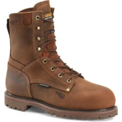 Carolina Men's 28 Series 8" Comp Toe WP Ins Work Boot - Brown- CA9528