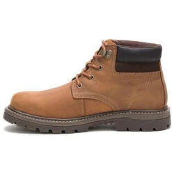 CAT Men's Outbase Soft Toe Waterproof Work Boot - Brown - P51032 -Overlook Boots Online Shop CATM P51032 041619 S20 180