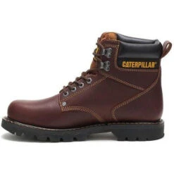 CAT Men's Second Shift 6" Work Boot - Brown - P72365 -Overlook Boots Online Shop CATM P72365 081219 F11 180