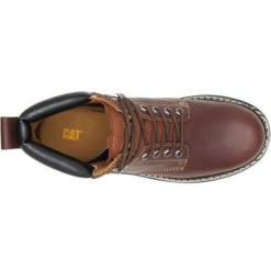 CAT Men's Second Shift 6" Work Boot - Brown - P72365 -Overlook Boots Online Shop CATM P72365 081219 F11 TOP