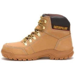 CAT Men's Outline Steel Toe Work Book - Wheat - P90801 -Overlook Boots Online Shop CATM P90801 010719 S17 180