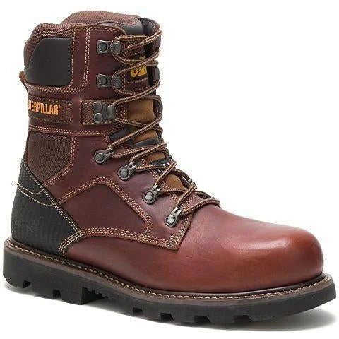 CAT Men's Indiana 2.0 8" Stl Toe WP Imported Work Boot - Brown - P90870 3 CAT Men's Indiana 2.0 8" Stl Toe WP Imported Work Boot - Brown - P90870