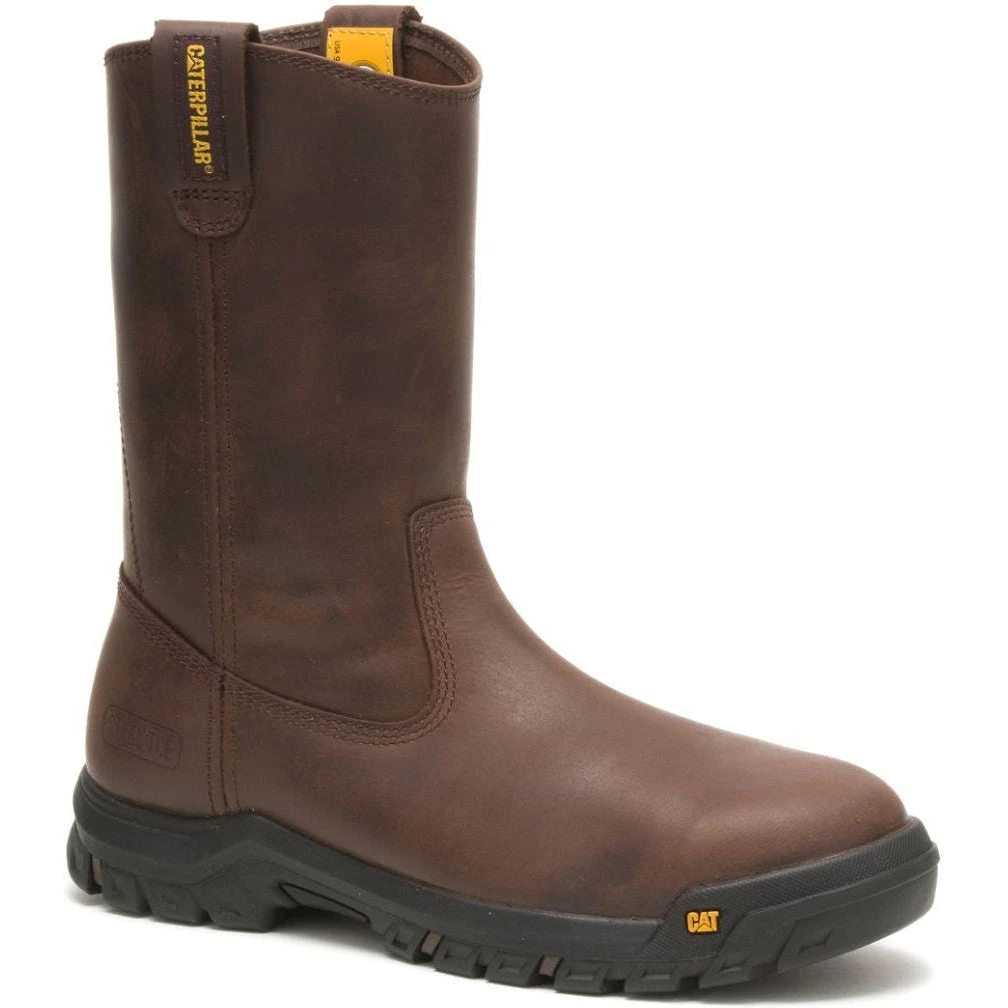 CAT Men's Drawbar Steel Toe Work Boot - Summer Brown - P91155 3 CAT Men's Drawbar Steel Toe Work Boot - Summer Brown - P91155