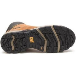 CAT Women's Excavator Superlite Nano Toe WP Work Boot - Brown - P91199 -Overlook Boots Online Shop CATM P91199 032919 S20 OUT