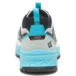 CAT Men's Streamline Runner CCT Slip Resist Work Shoe -White/Blue- P91492 -Overlook Boots Online Shop CATM P91492 032122 S23 270