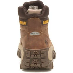 CAT Men's Invader Hi Steel Toe Slip Resist Work Boot -Mushroom- P91596 -Overlook Boots Online Shop CATM P91596 040622 S23 270