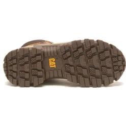 CAT Men's Invader Hi Steel Toe Slip Resist Work Boot -Mushroom- P91596 -Overlook Boots Online Shop CATM P91596 040622 S23 OUT