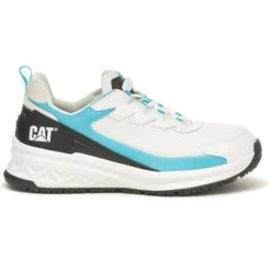 CAT Women's Streamline Runner CCT Original Work Shoe -White/Blue- P91600
