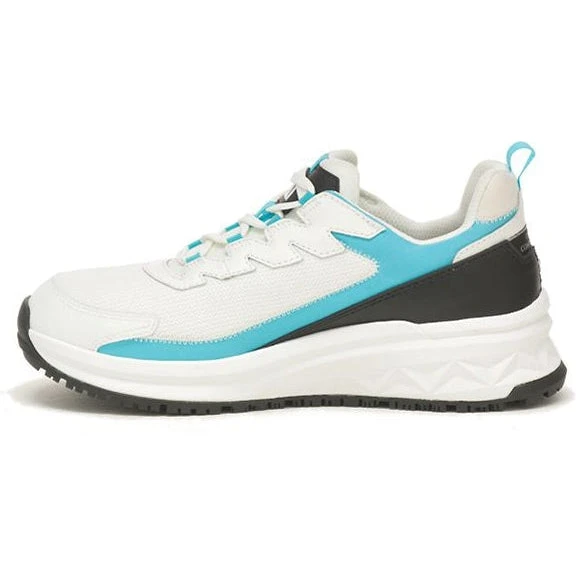 CAT Women's Streamline Runner CCT Original Work Shoe -White/Blue- P91600 5 CAT Women's Streamline Runner CCT Original Work Shoe -White/Blue- P91600 - Image 3