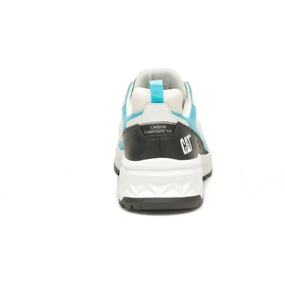 CAT Women's Streamline Runner CCT Original Work Shoe -White/Blue- P91600 7 CAT Women's Streamline Runner CCT Original Work Shoe -White/Blue- P91600 - Image 5