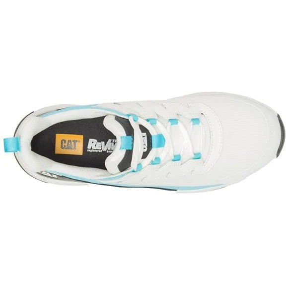 CAT Women's Streamline Runner CCT Original Work Shoe -White/Blue- P91600 8 CAT Women's Streamline Runner CCT Original Work Shoe -White/Blue- P91600 - Image 6