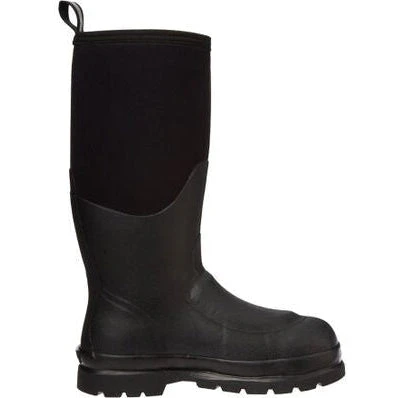 Muck Men's CC Steel Toe WP MG PR Work Boot - Black - CHS-META 3 Muck Men's CC Steel Toe WP MG PR Work Boot - Black - CHS-META
