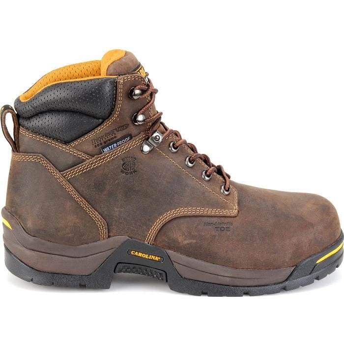 Carolina Men's Bruno Lo 6" Comp Toe WP Insulated Work Boot -Brown- CA5521 4 Carolina Men's Bruno Lo 6" Comp Toe WP Insulated Work Boot -Brown- CA5521 - Image 2