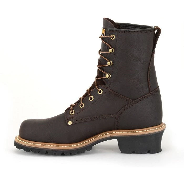 Carolina Men's Elm Logger 8" Soft Toe Slip Resist Work Boot -Brown- 821 5 Carolina Men's Elm Logger 8" Soft Toe Slip Resist Work Boot -Brown- 821 - Image 3