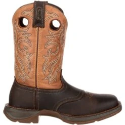 Durango Men's Rebel 11" Steel Toe WP Western Boot- Brown/Tan- DB019 13 Durango Men's Rebel 11" Steel Toe WP Western Boot- Brown/Tan- DB019 -Overlook Boots Online Shop DB019 profile
