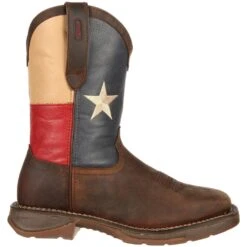 Durango Men's Rebel Steel Toe Western Flag Boot - Brown - DB021 13 Durango Men's Rebel Steel Toe Western Flag Boot - Brown - DB021 -Overlook Boots Online Shop DB021 profile