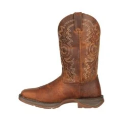 Durango Men's Rebel 12" Steel Toe Pull-On Western Work Boot - DB4343 -Overlook Boots Online Shop DB4343 instep profile
