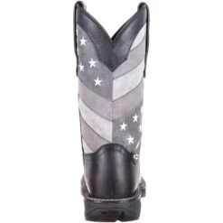 Durango Men's Rebel Faded Flag 12" Square Toe Western Boot - DDB0125 12 Durango Men's Rebel Faded Flag 12" Square Toe Western Boot - DDB0125 -Overlook Boots Online Shop DDB0125 back