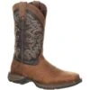 Durango Men's Rebel 12" Square Toe Pull-On Western Boot Chocolate DDB0135 -Overlook Boots Online Shop DDB0135
