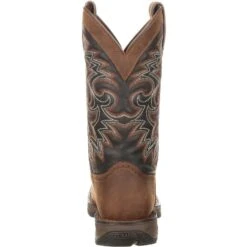 Durango Men's Rebel 12" Square Toe Pull-On Western Boot Chocolate DDB0135 12 Durango Men's Rebel 12" Square Toe Pull-On Western Boot Chocolate DDB0135 -Overlook Boots Online Shop DDB0135 back