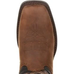 Durango Men's Rebel 12" Square Toe Pull-On Western Boot Chocolate DDB0135 14 Durango Men's Rebel 12" Square Toe Pull-On Western Boot Chocolate DDB0135 -Overlook Boots Online Shop DDB0135 birdseye