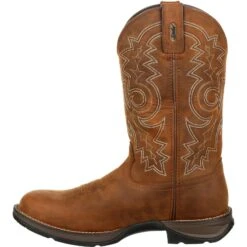 Durango Men's Rebel 12" Round Toe WP Western Boot - Brown - DDB0163 -Overlook Boots Online Shop DDB0163 instep profile
