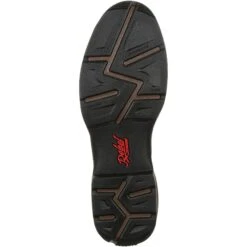 Durango Men's Rebel 12" Round Toe WP Western Boot - Brown - DDB0163 -Overlook Boots Online Shop DDB0163 outsole