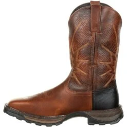 Durango Men's Maverick XP Ventilated 11" Steel Toe Western Work Boot -Overlook Boots Online Shop DDB0175 instep profile