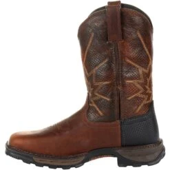 Durango Men's Maverick XP Ventilated 11" Square Toe Western Work Boot 11 Durango Men's Maverick XP Ventilated 11" Square Toe Western Work Boot -Overlook Boots Online Shop DDB0204 instep profile