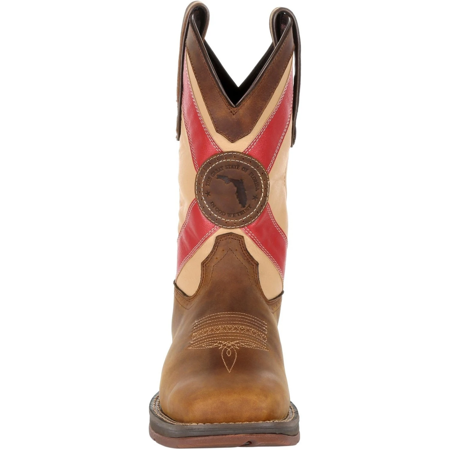 Durango Men's Rebel 11" Square Toe Western Boot - Brown - DDB0233 4 Durango Men's Rebel 11" Square Toe Western Boot - Brown - DDB0233 - Image 2