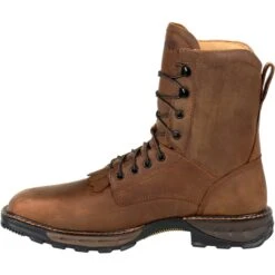 Durango Men's Maverick XP Lacer 8" Steel Toe WP Work Boot - DDB0267 11 Durango Men's Maverick XP Lacer 8" Steel Toe WP Work Boot - DDB0267 -Overlook Boots Online Shop DDB0267 instep profile