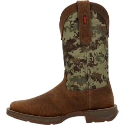 Durango Men's Rebel 12" Sqr Toe Pull-On Western Classic Boot - DDB0329 12 Durango Men's Rebel 12" Sqr Toe Pull-On Western Classic Boot - DDB0329 -Overlook Boots Online Shop DDB0329 instep profile